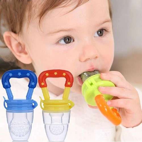 2 Pcs Baby Fruit Feeding Pacifier 2 Pcs Baby Fruit Feeding Pacifier - Image 1