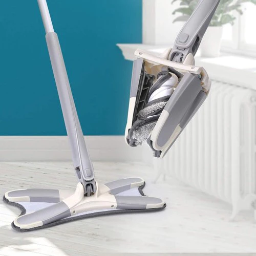 360 Degree X-Type Self Wringing Floor Cleaning Flat Mop 360 Degree X-Type Self Wringing Floor Cleaning Flat Mop - Image 1