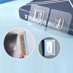 6 Pc Double-Sided Adhesive Wall Hooks