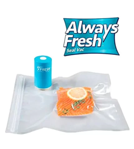 Automatic Vacuum Air Sealing For Food Preservation Includes Seal Vac Six Reusable bags