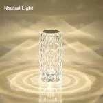 Crystal Rose Diamond Night Lamp