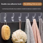 Self Adhesive 6 Hook Sticker Patti