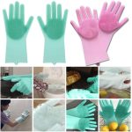 Silicon Dish Washing Gloves 1 pair