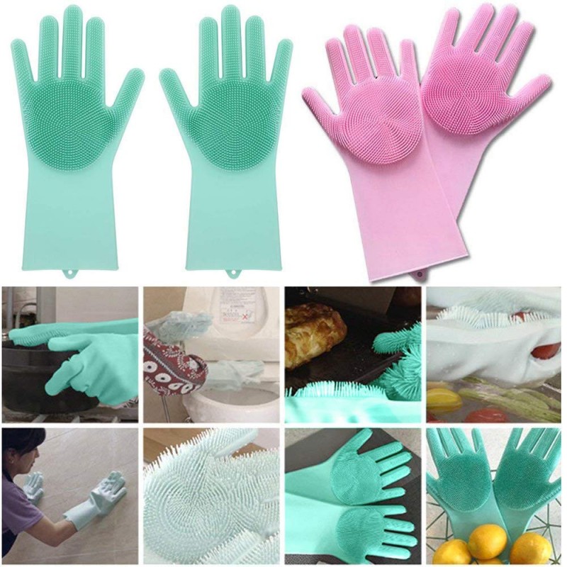 WhatsApp Image 2026-08-24 at 12.38.38 AM Silicon Dish Washing Gloves 1 pair - Image 1