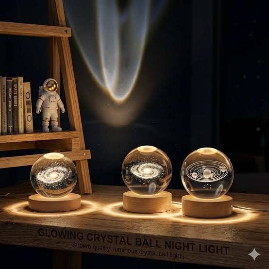 2026/09/17900895312632541629332434120067.jpg 3D Galaxy Crystal Ball Night Light lamp Random Designs - Image 1