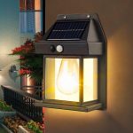 1PCS LED Solar Wall Lamp Outdoor Waterproof Up And Down Luminous Lighting Garden Decoration Solar Lights Stairs Fence Sunlight Lamp