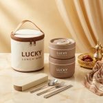 Portable Lunch Box With Insulated Bag
