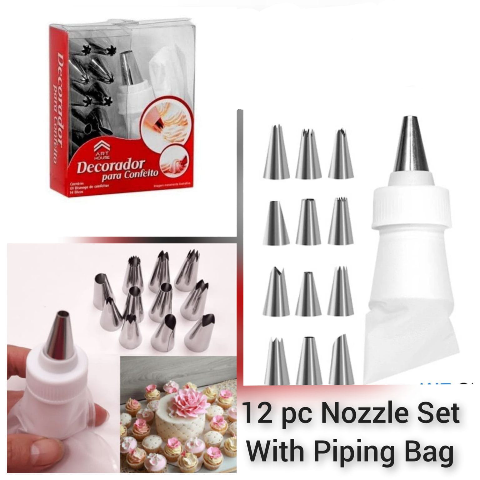 WhatsApp Image 2026-09-06 at 12.49.47 AM (1) 12 Piece Cake Decorating Kit With Piping Tips - Image 1