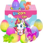 6Pcs  Pack Unicorn Hatching Surprise Eggs Grows 600% Easter Birthday Gifts For Kids