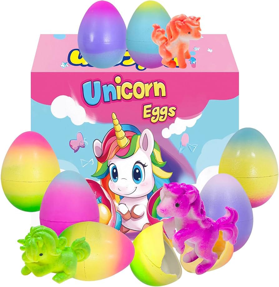 WhatsApp Image 2026-09-06 at 12.56.52 AM (1) 6Pcs Pack Unicorn Hatching Surprise Eggs Grows 600% Easter Birthday Gifts For Kids - Image 1