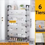 Dustproof Shoe Rack Organizer | Multi-Layer Covered Shoe Rack